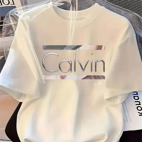Футболка унісекс біла у стилі Calvin Klein, арт. CKf1/white