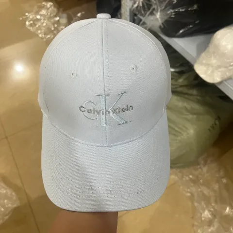 Кепка біла у стилі Calvin Klein з логотипом, арт. CKk1/white