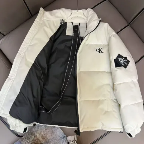 Зимова куртка в стилі Calvin Klein біла, арт. CKku1/white