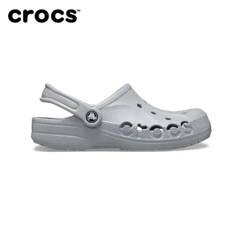 Класичні крокси-сабо у стилі Crocs сірі з ремінцем на п’яті, арт. Cr1/gray