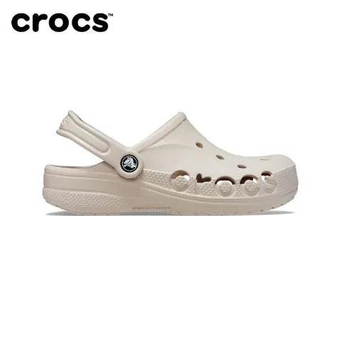 Классические кроксы-сабо в стиле Crocs молочные с ремешком на пятке, арт. Cr1/milk