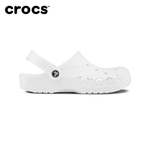 Класичні крокси-сабо у стилі Crocs білі з ремінцем на п’яті, арт. Cr1/white
