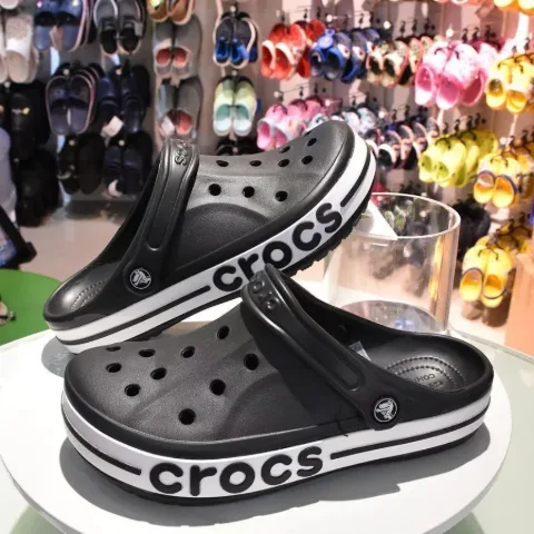 Крокси чорні в стилі Crocs на масивній платформі, арт. Cr3/black