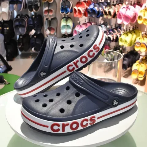 Крокси сині в стилі Crocs на масивній платформі, арт. Cr3/blue