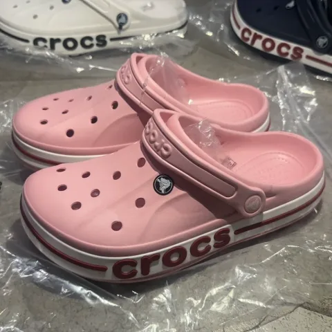 Крокси рожеві в стилі Crocs на масивній платформі, арт. Cr3/pink