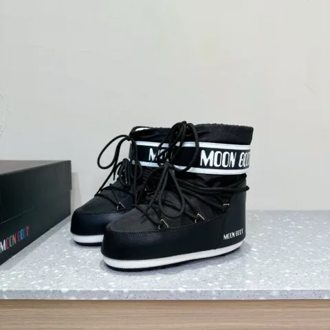 Зимові чоботи у стилі Moon Boot чорні, арт. MB1/black