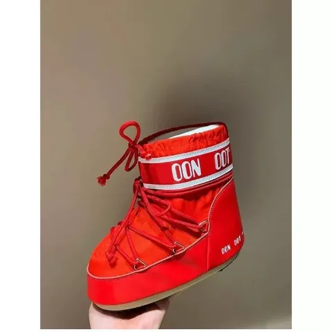 Зимові чоботи у стилі Moon Boot червоні, арт. MB1/red