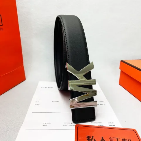 Жіночий ремінь з акцентною пряжкою у стилі Michael Kors чорний, арт. MKp2/black