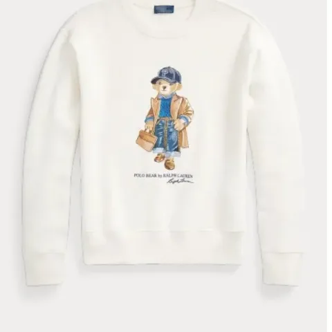 Жіночий світшот Polo Bear у стилі Ralph Lauren молочний №2, арт. RLs1/milk2