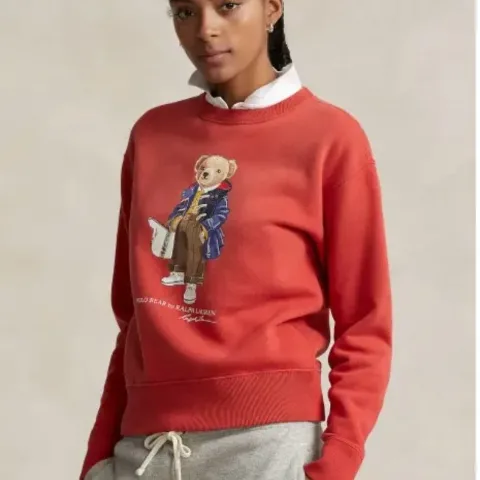 Жіночий світшот Polo Bear у стилі Ralph Lauren червоний, арт. RLs1/red