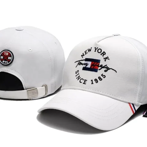Кепка-бейсболка унісекс біла у стилі Tommy Hilfiger з логотипом, арт. TFk1/white